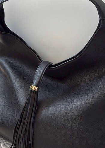 Hotiç püsküllü deri çanta - Görsel 3