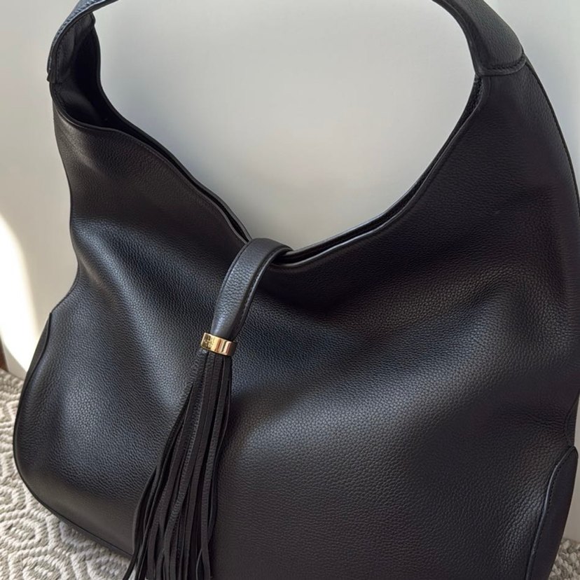 Hotiç püsküllü deri çanta - Görsel 3