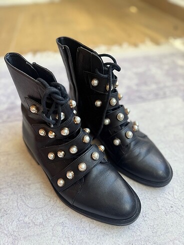 36 Beden siyah Renk Zara bot