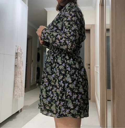 Zara zara cicekli elbise