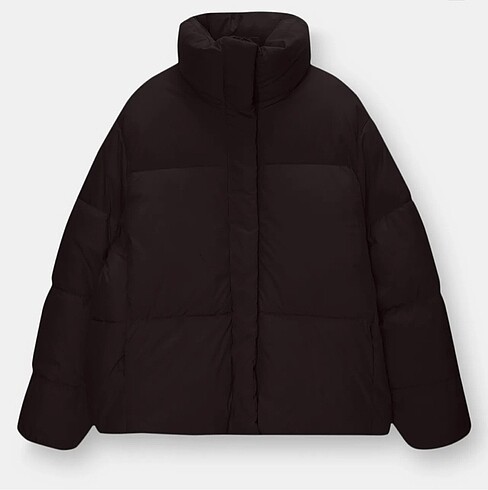 m Beden Orijinal pull and bear siyah mont