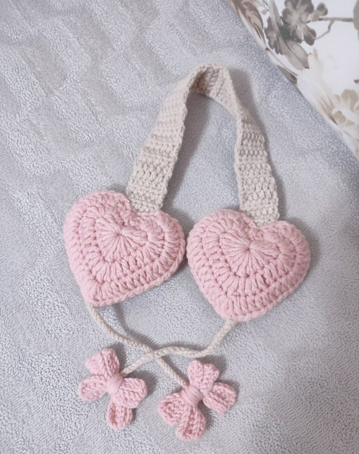 kalpli örgü zara kulaklık - Görsel 3