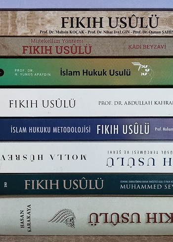 Fıkıh Usulü ve İslam Hukuku Kitapları