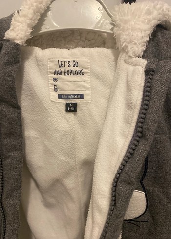 Gri Kürklü Erkek Bebek Tulum - Görsel 4