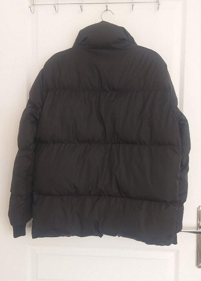 Erkek siyah şişme mont  - Görsel 3