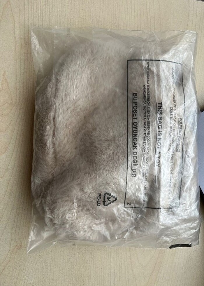 Küçük omuzlu peluş çanta - Görsel 2