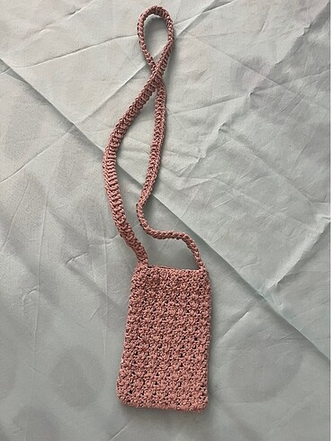 El örgüsü telefon çantası