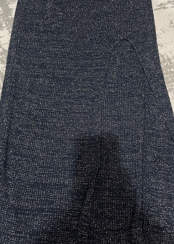 Kadın Triko Uzun Gri Etek - Görsel 3