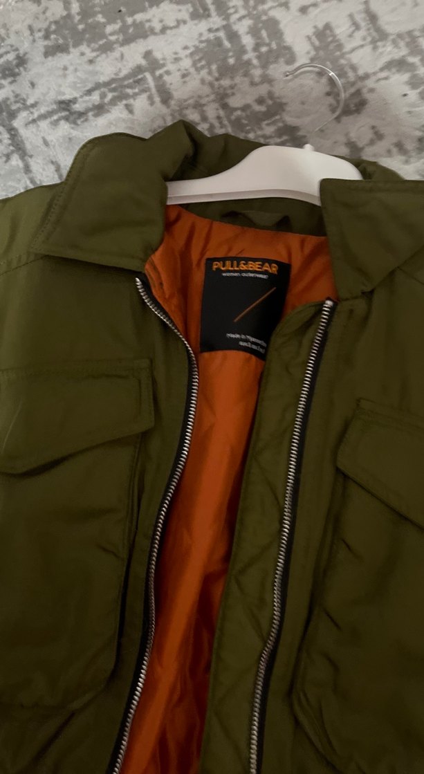 Fermuarlı Yeşil Kadın Ceket - Görsel 2