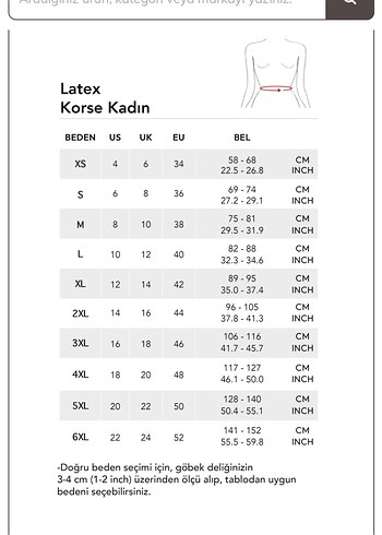 Latex korse - Görsel 5