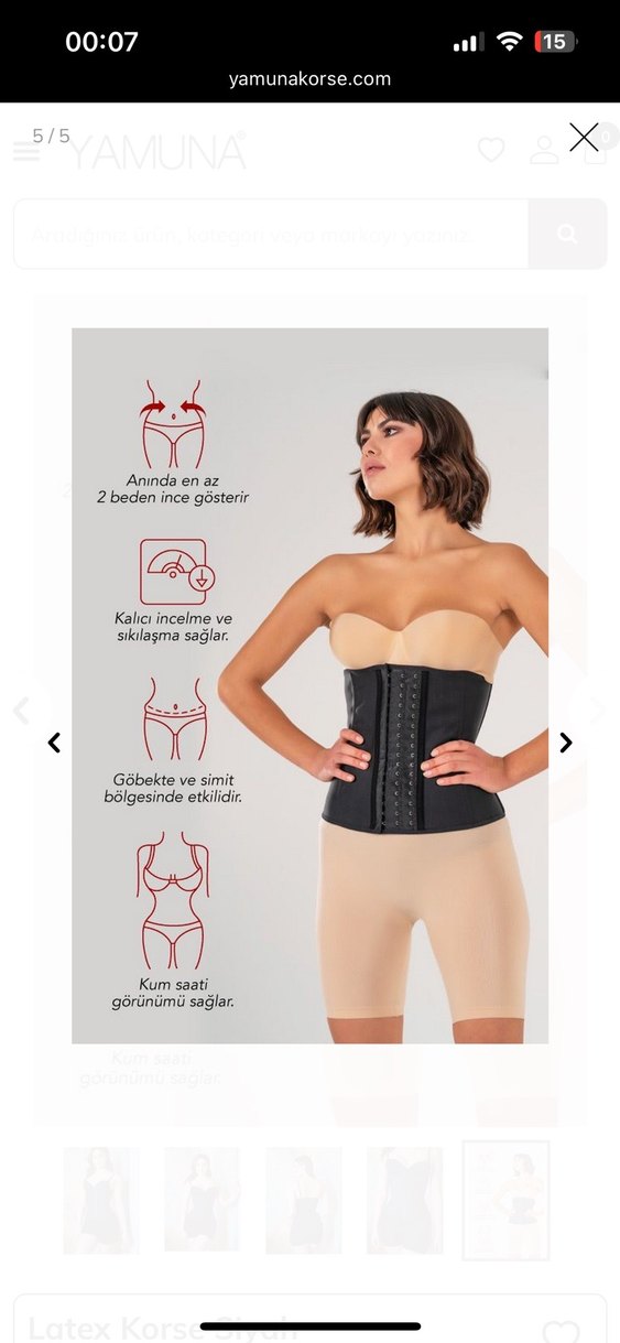Latex korse - Görsel 4