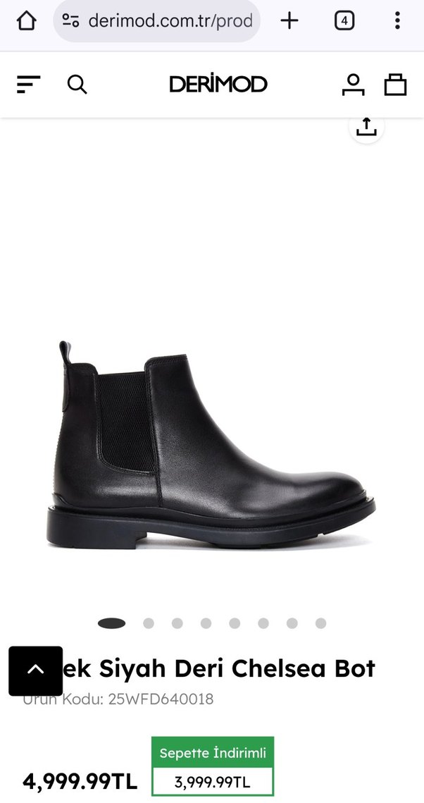 Derimod 44 numara..3 hafta kullanıldı - Görsel 4