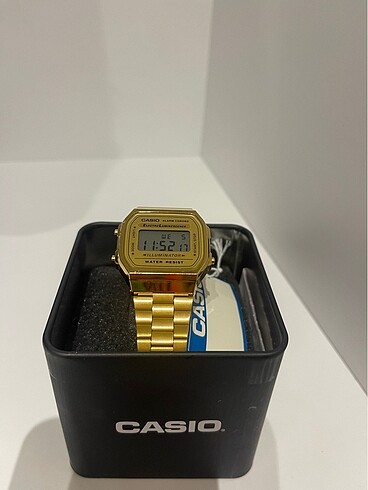Casio A168 gold