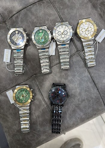 Versace Erkek Gri Çok Renkli Saat