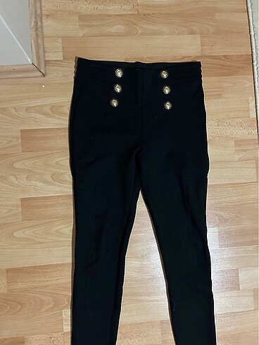 Zara gold düğmeli tayt