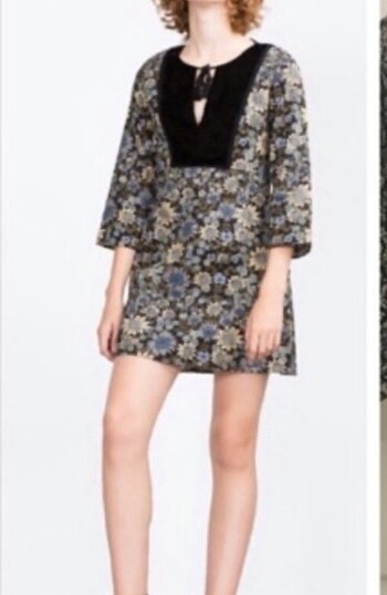 xs Beden Zara mini elbise