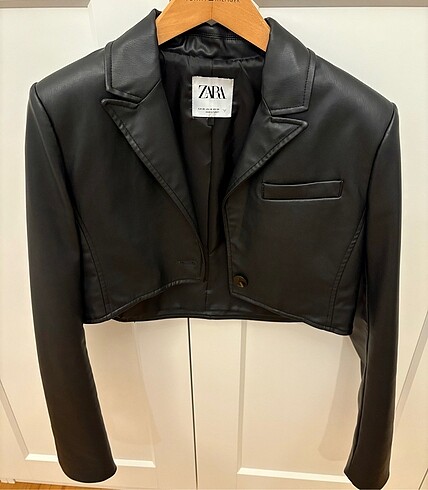 xs Beden Zara Deri Blazer Ceket