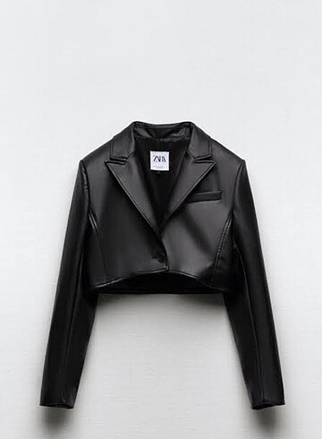 Zara Deri Blazer Ceket