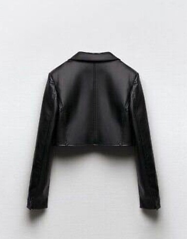 Zara Zara Deri Blazer Ceket