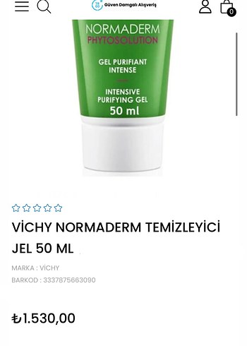 Vıchy 50ml yüz yıkama jeli - Görsel 4