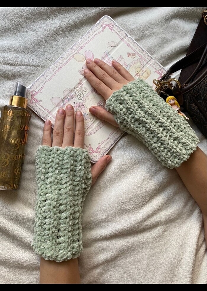 Şönil yumuşacık eldiven - Görsel 3