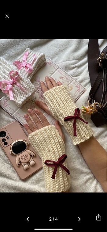 Kurdele pinterest eldiven - Görsel 2