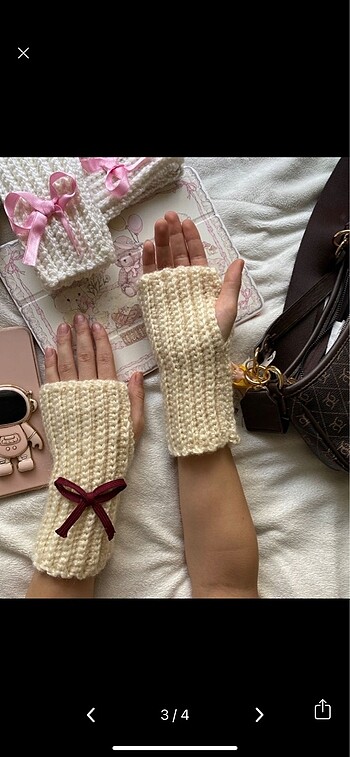 Kurdele pinterest eldiven - Görsel 3