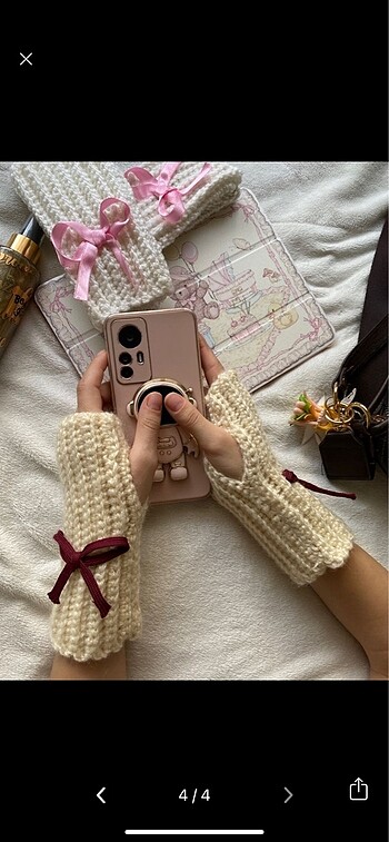 Kurdele pinterest eldiven - Görsel 4