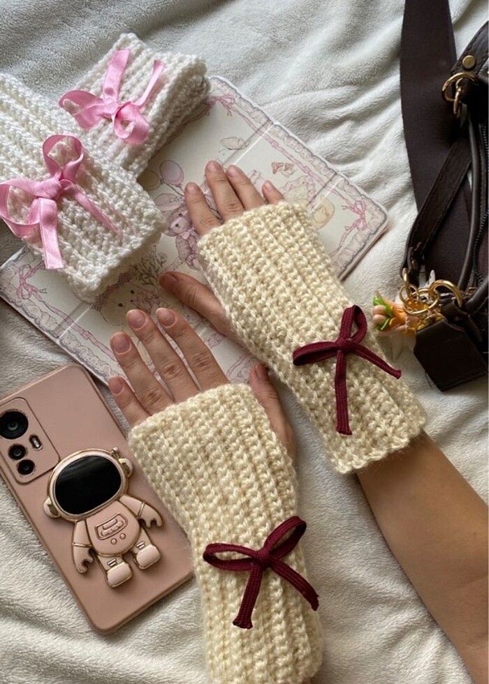 Kurdele pinterest eldiven - Görsel 2