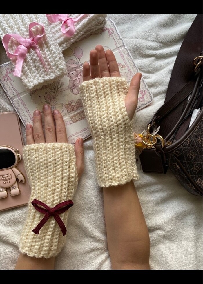 Kurdele pinterest eldiven - Görsel 3