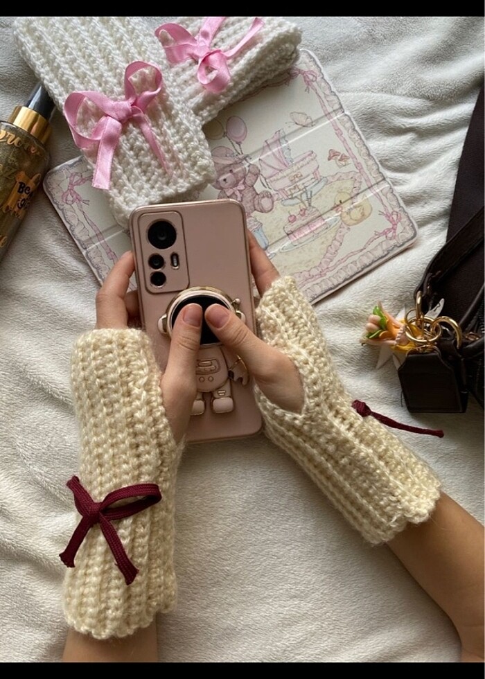 Kurdele pinterest eldiven - Görsel 4