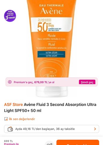 Avene fluid güneş kremi - Görsel 5