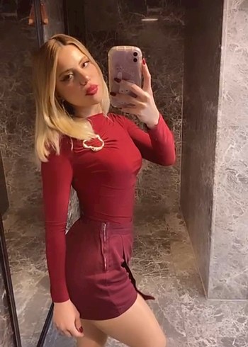 Bordo şort etek - Görsel 2