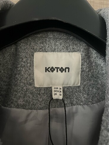 Koton Gri kadın kaban