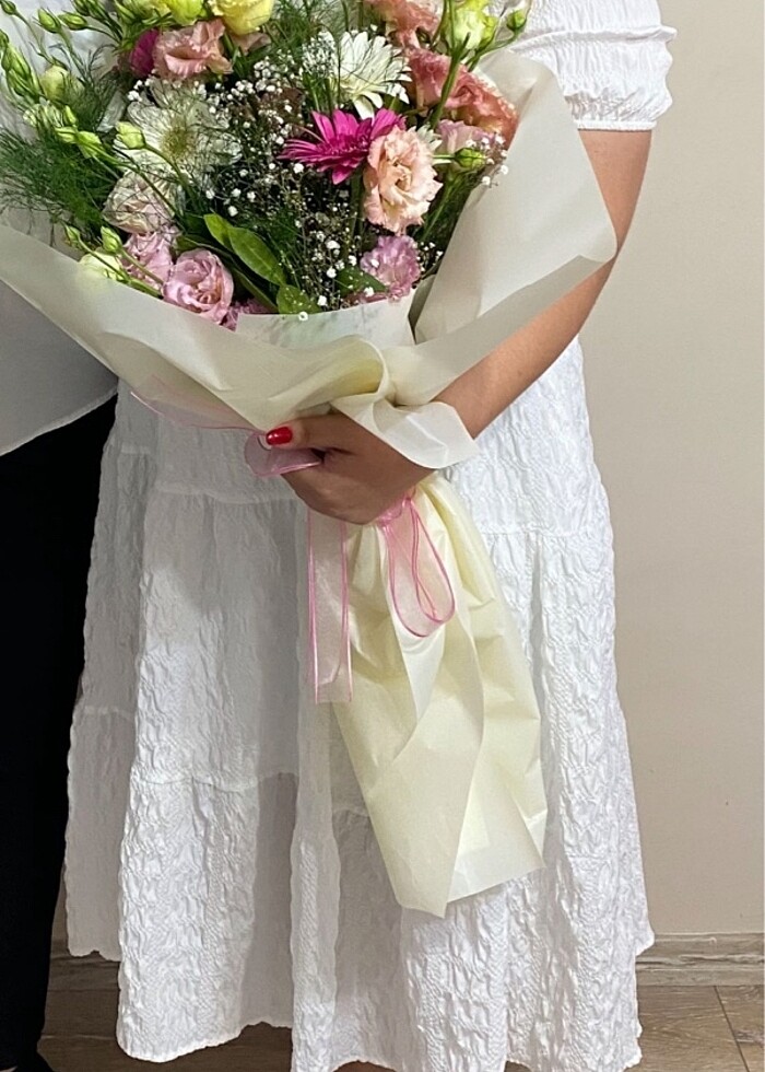 Beyaz elbise - Görsel 4