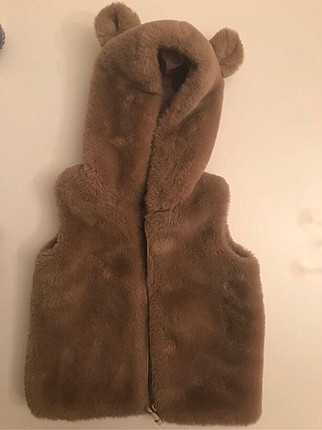 Kız Bebek Peluş Yelek