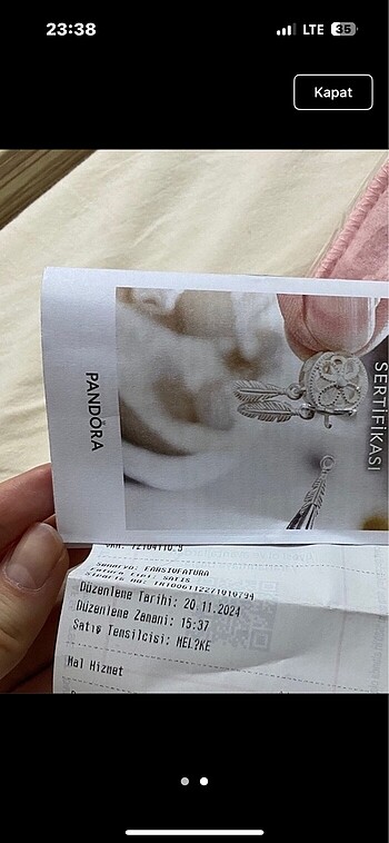 Pandora pandora charm