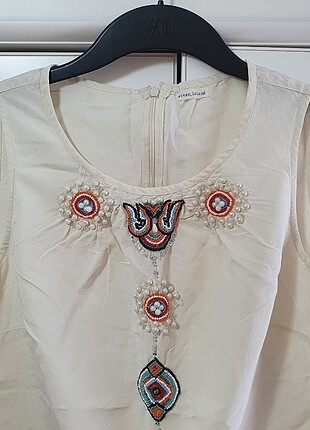 River İsland Marka Yazlık Vintage Elbise 