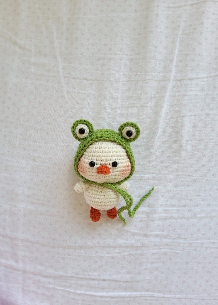 Minik şapkalı ördek amigurumi  - Görsel 3