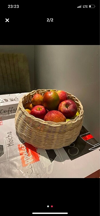 Rattan meyve sepeti - Görsel 2