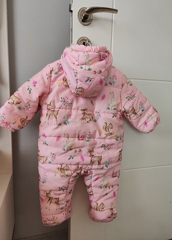 Kız Bebek Pembe Desenli Tulum - Görsel 2