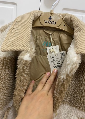 Zara Bebek Kürklü Mont - Görsel 2