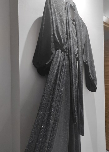 simli tesettür abiye - Görsel 3