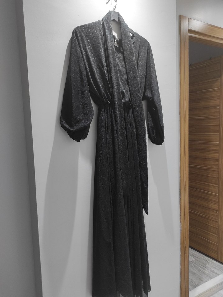 simli tesettür abiye - Görsel 4