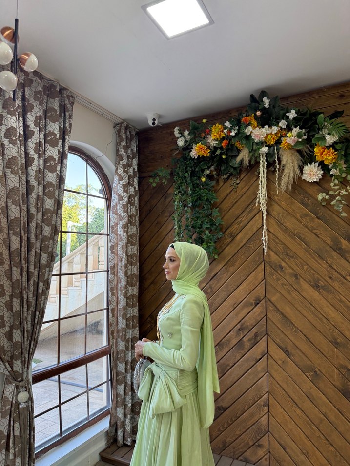 Lime rengi abiye - Görsel 3