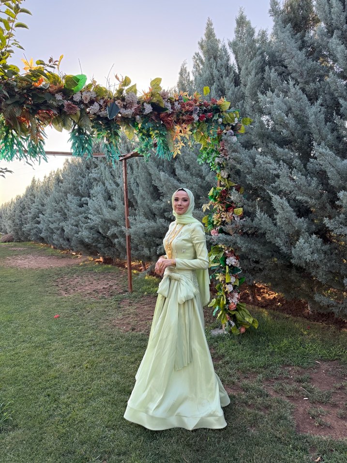 Lime rengi abiye - Görsel 4