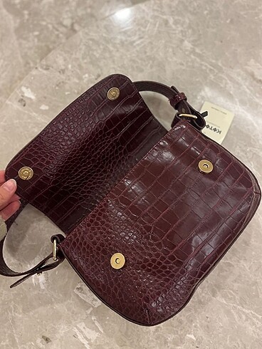 Beden bordo Renk Koton Bordo Çanta