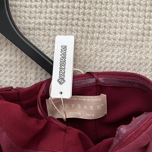 m Beden bordo Renk Vakkorama keepsake mini abiye