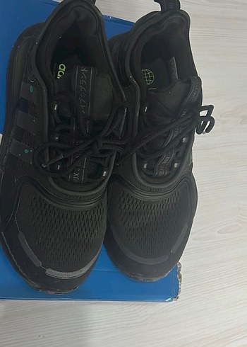 Siyah Erkek Spor Ayakkabı Velcro Detaylı - Görsel 3