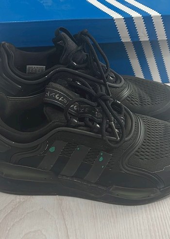 Siyah Erkek Spor Ayakkabı Velcro Detaylı - Görsel 2